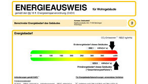 Energieausweis EnEv 2009 - Stuttgart